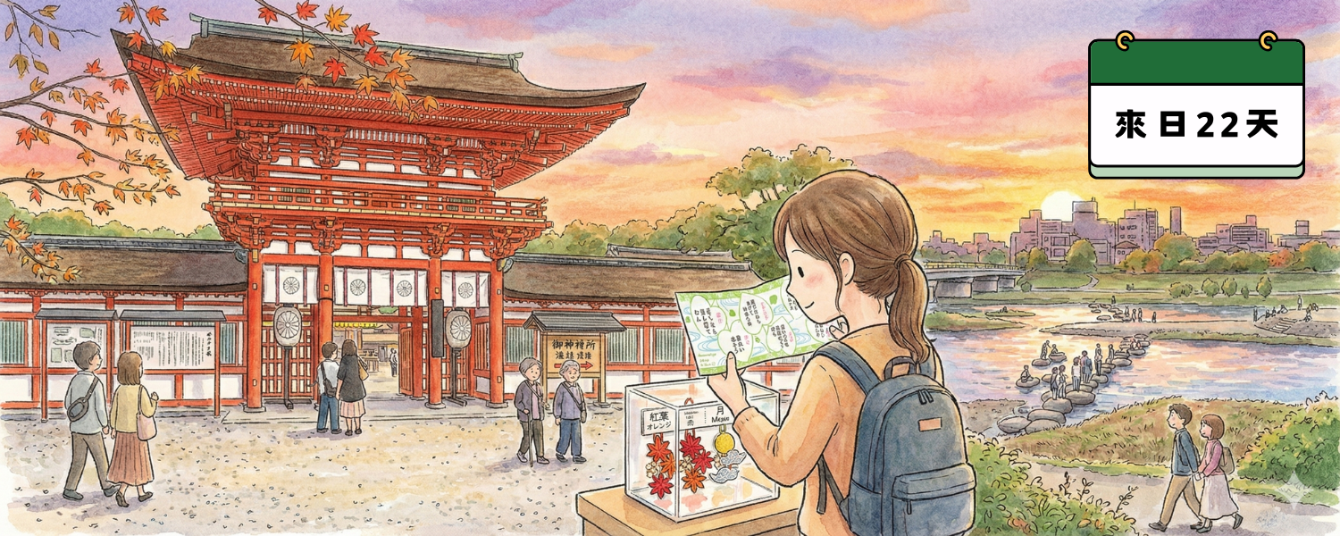 ⛩️ 下鴨神社與出町柳跳龜石｜來日第22天