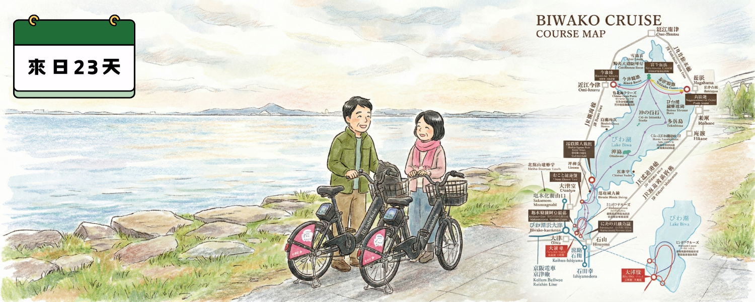 🛶 琵琶湖腳踏車解鎖＋搭新幹線初體驗｜來日第23天