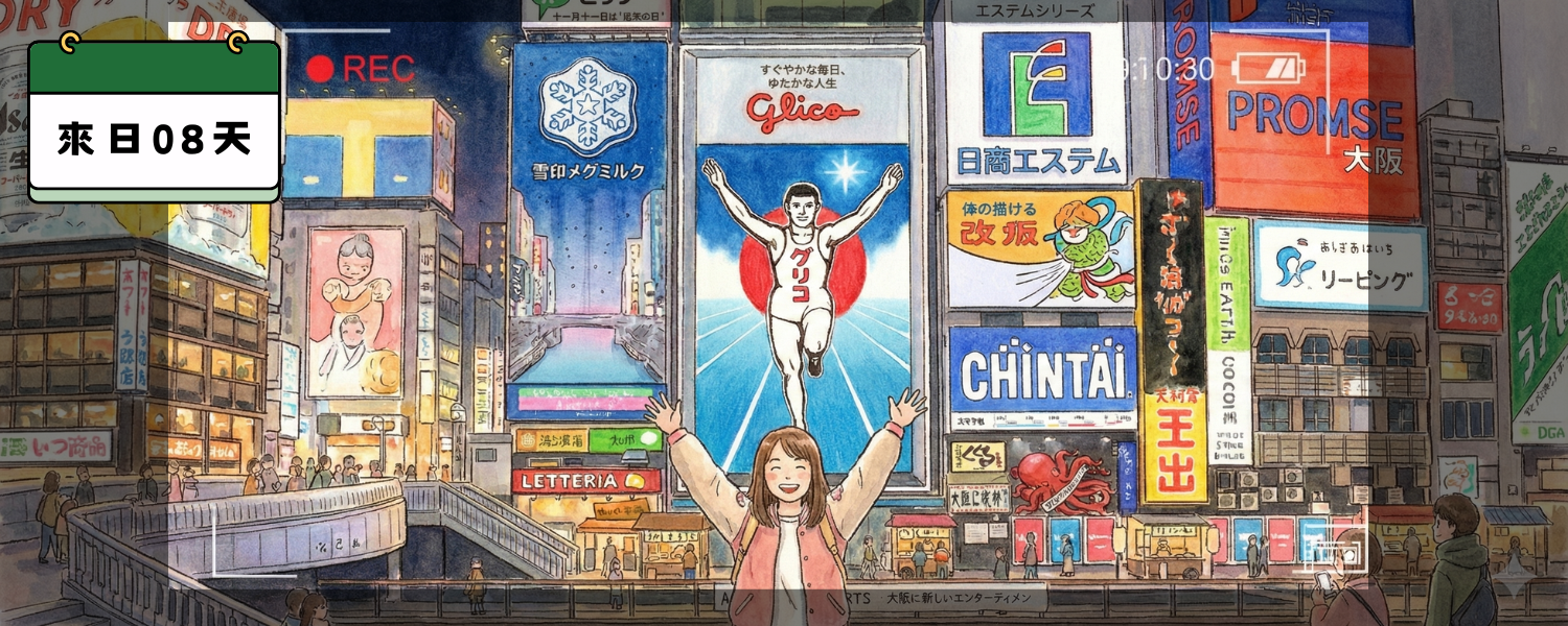 又見面了，固力果跑跑人｜來日第8天