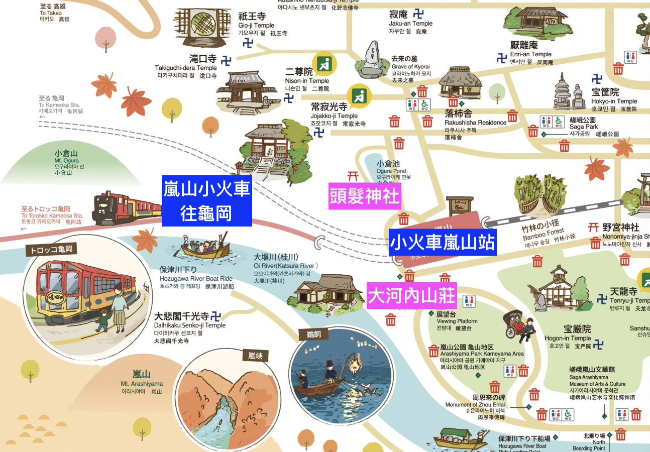 嵐山小火車