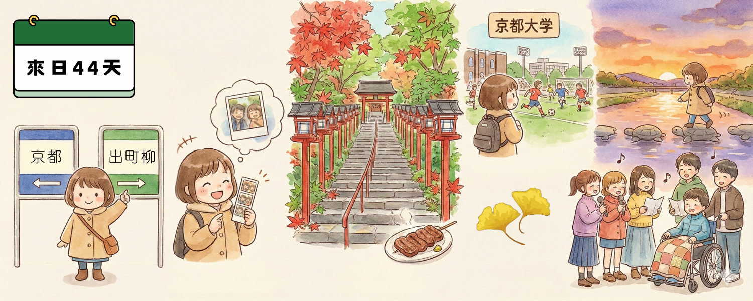 🍁 貴船神社 → 京都大學 → 北跳龜石｜來日第44天
